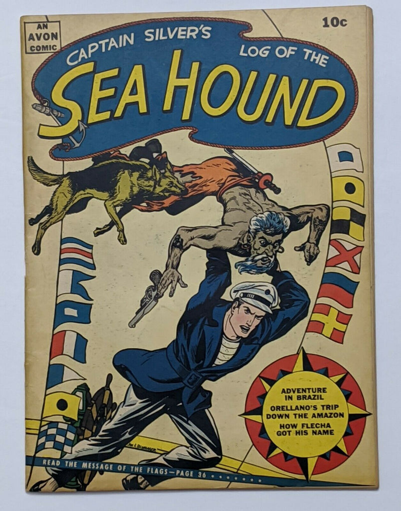 Captain Silver's Log Of The Sea Hound #2 (Oct 1945, Avon) VG 4.0