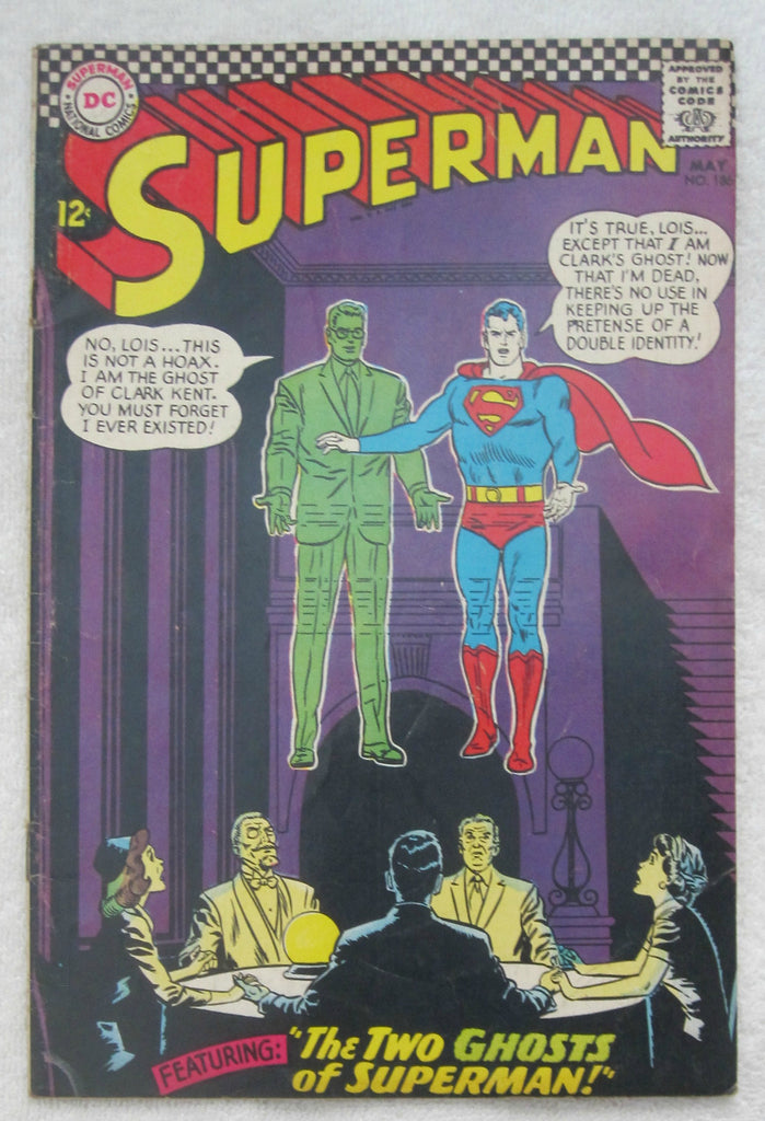 Superman #186 (May 1966, DC) VG 4.0