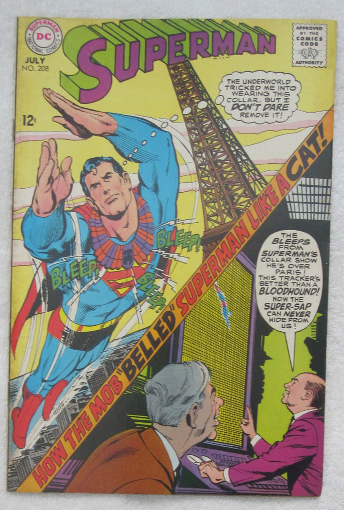 Superman #208 (Jul 1968, DC) Fine 6.0