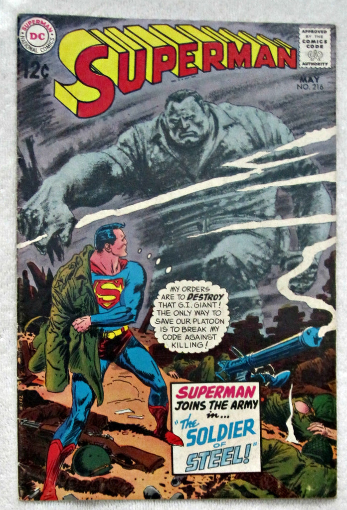 Superman #216 (May 1969, DC) Fine 6.0
