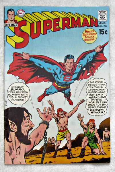 Superman #229 (Aug 1970, DC) VG 4.0