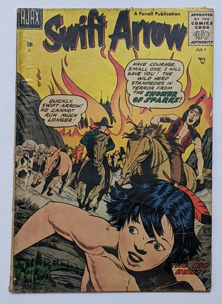 Swift Arrow #2 (Jul 1957, Ajax-Farrell) G/VG 3.0