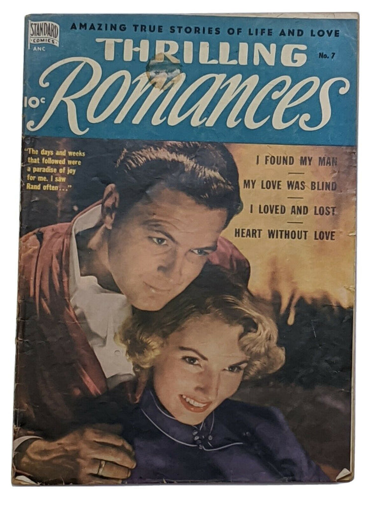 Thrilling Romances #7 (Apr 1950, Standard) G/VG 3.0 John Severin Bill Elder art