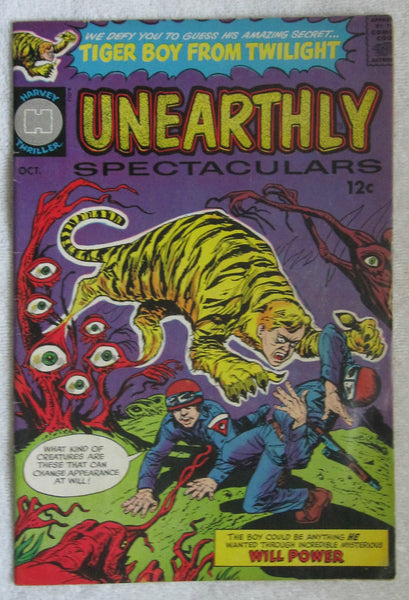 Unearthly Spectaculars #1 (Oct 1965, Harvey) Joe Simon cvr VG/F 5.0