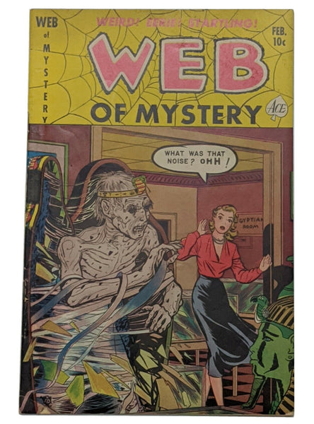 Web of Mystery #7 (Feb 1952, Ace) VG 4.0 pre- code horror