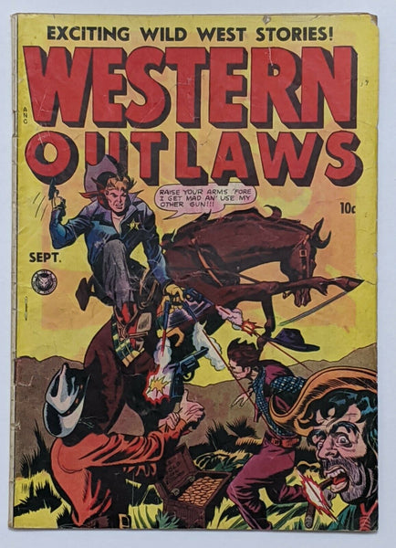 Western Outlaws #17 (Sept 1948, Fox) Good 2.0 Jack Kamen AC Hollingsworth art