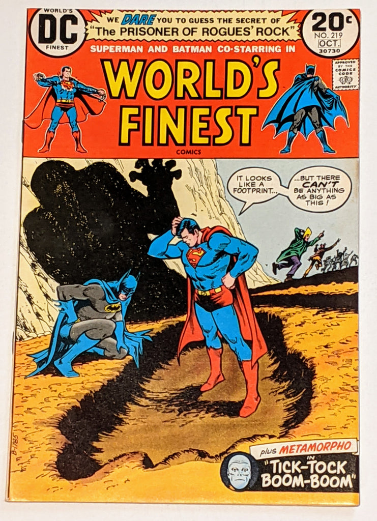 World's Finest # 219 (Oct 1973, DC) VF+ 8.5 Metamorpho backup story