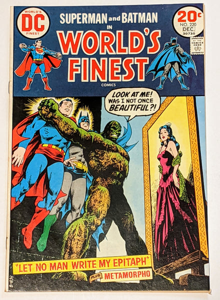 World's Finest # 220 (Dec 1973, DC) VF/NM 9.0 Metamorpho backup story