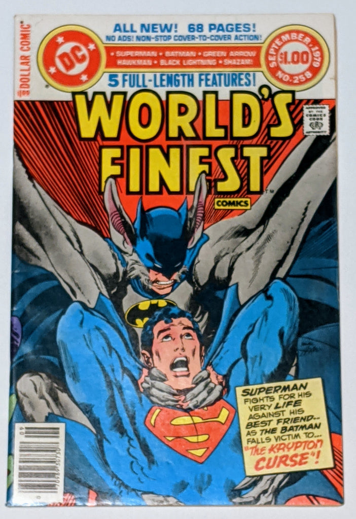 World's Finest # 258 (Sept 1979, DC) VF- 7.5 Neal Adams and Dick Giordano cover