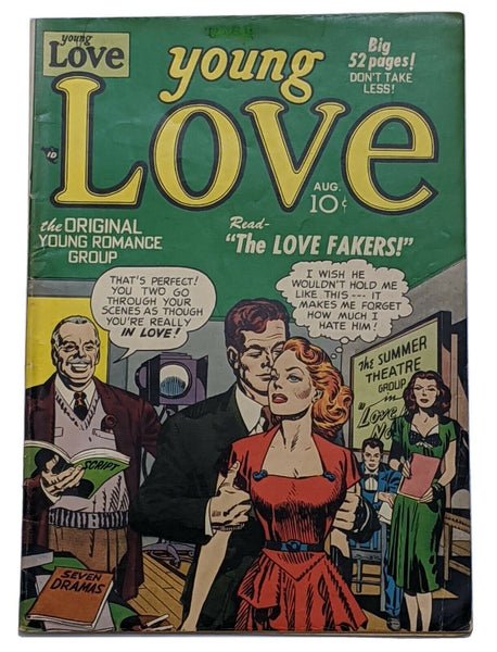 Young Love Vol 2 No 6 (Aug 1950, Prize) Simon & Kirby cvr VG/FN 5.0