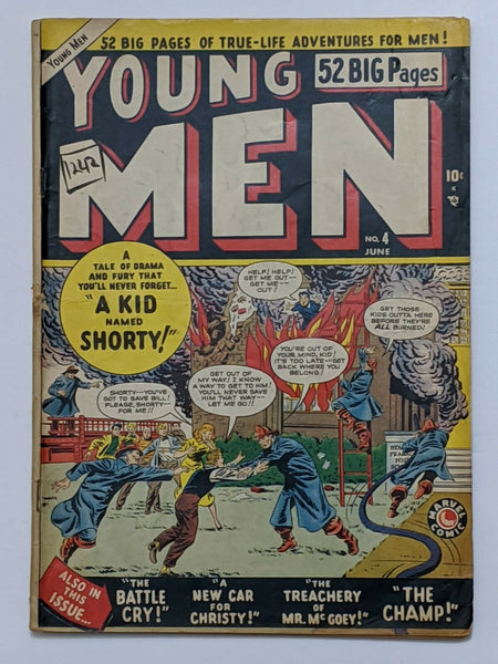 Young Men #4 (Feb 1950, Atlas) VG 4.0 John Buscema art